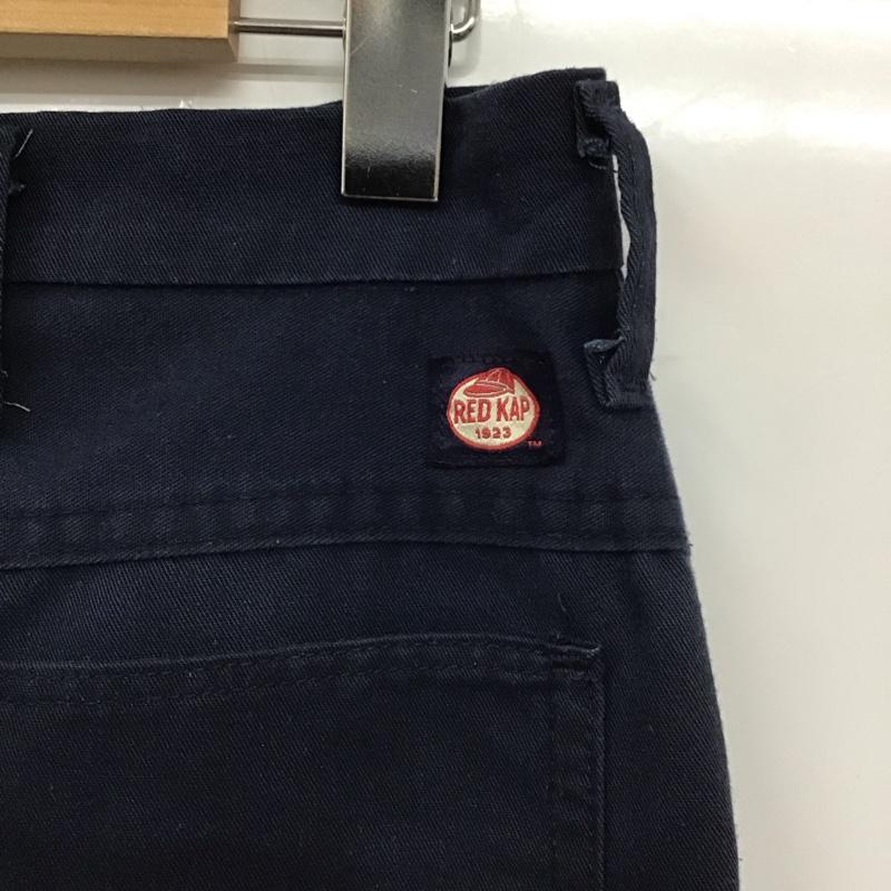 レッドキャップ RED KAP パンツ ワークパンツ、ペインターパンツ 32インチ 無地 紺 / ネイビー / メンズ USED 古着 中古 10129922