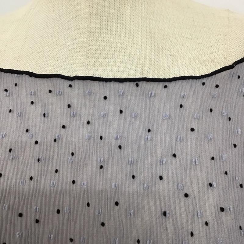 ロペピクニック ROPE PICNIC シャツ、ブラウス 半袖 GDH-14460-A ドットシアーブラウス 半袖ブラウス 38 ドット 灰 / グレー / レディース USED 古着 中古 10117404