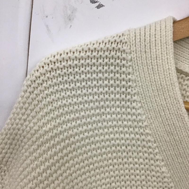 ニコアンド niko and... カーディガン 長袖 FREE 無地 白 / ホワイト / レディース USED 古着 中古 10129714