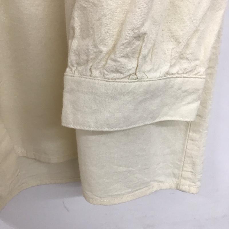 サマンサモスモス Samansa Mos2 シャツ、ブラウス 長袖 FREE 無地 アイボリー / アイボリー / レディース USED 古着 中古 10130207