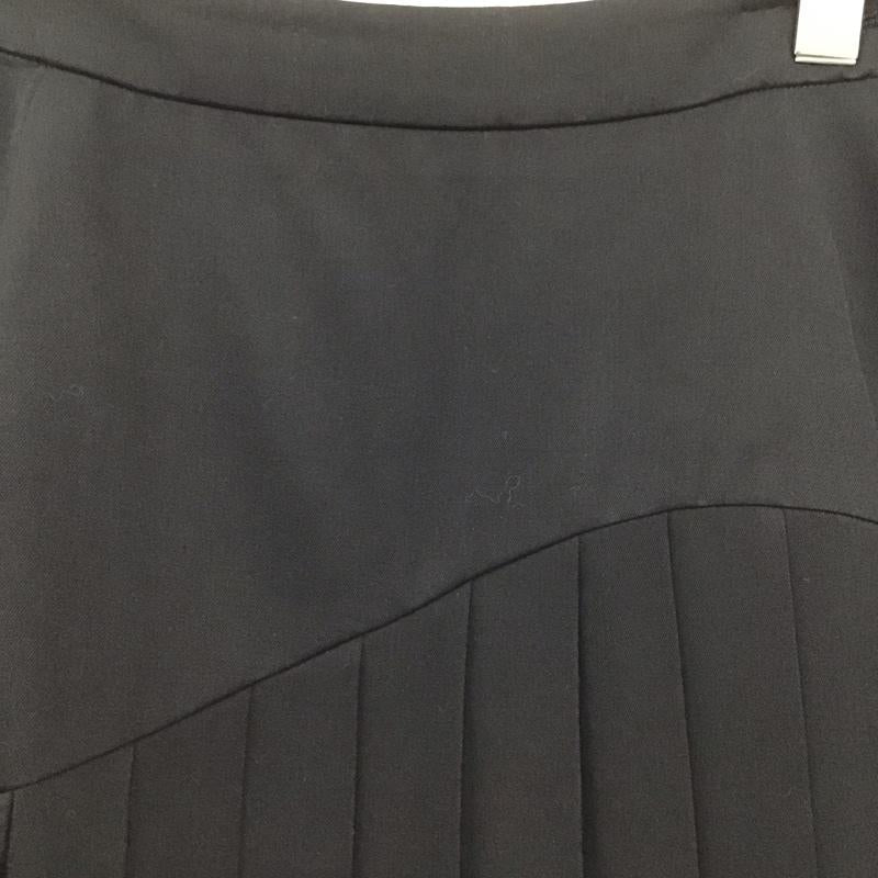 ヴィヴィアン ウエストウッド レッドレーベル Vivienne Westwood red label スカート ひざ丈スカート プリーツスカート フレアスカート ミニスカート 3 無地 黒 / ブラック /  レディース USED 古着 中古 10133038
