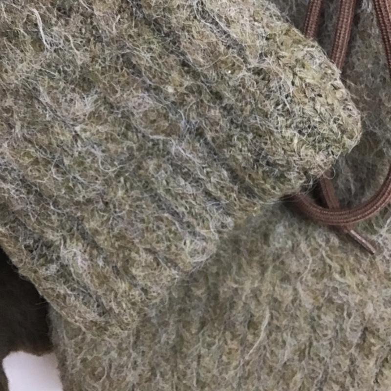 ローリーズファーム LOWRYS FARM カーディガン 長袖 FREE 無地 カーキ / カーキ / レディース USED 古着 中古 10131564