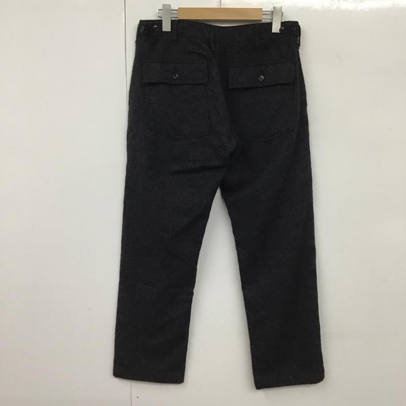 オアスロウ orSlow パンツ スラックス ワイドパンツ カジュアルパンツ ワークパンツ ストレッチ M 無地 灰 / グレー / メンズ USED 古着 中古 10130749