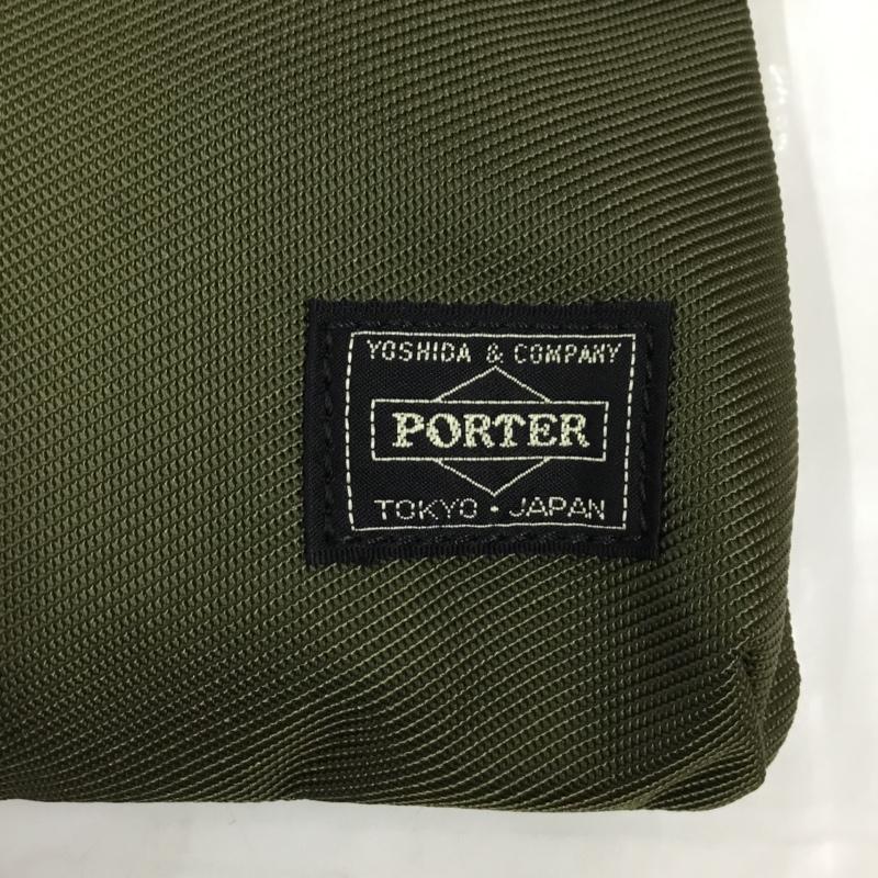 ポーター PORTER ショルダーバッグ ショルダーバッグ 784-05465 UNIT コーデュラバリスティックナイロン タグ付き ロゴ、文字 カーキ / カーキ / メンズ USED 古着 中古 10105774