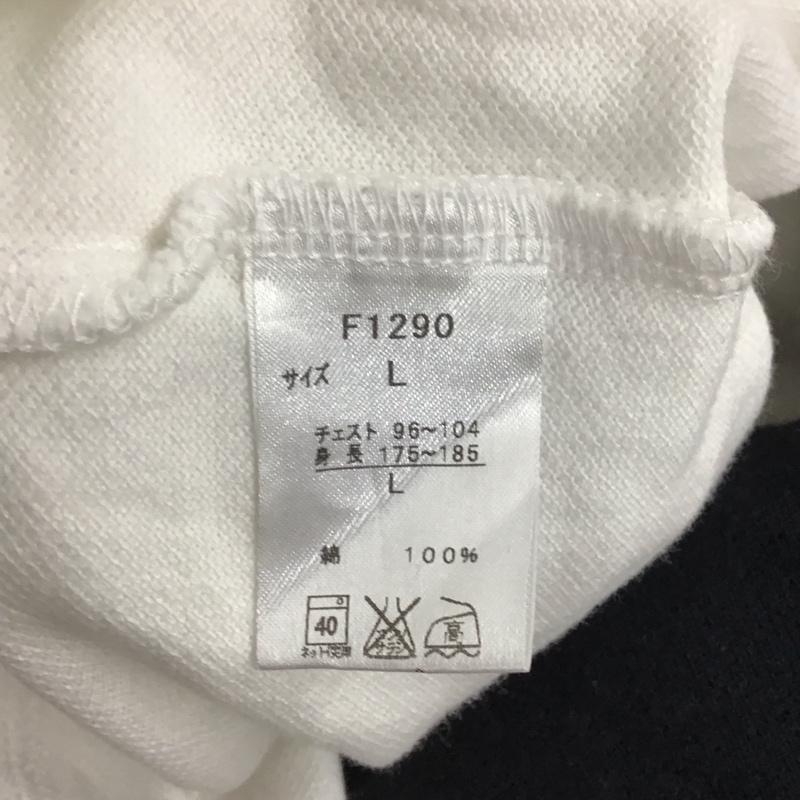 フレッドペリー FRED PERRY ポロシャツ 半袖 半袖ポロシャツ カラーシャツ 半袖カットソー L ロゴ、文字 白 / ホワイト / メンズ USED 古着 中古 10123684