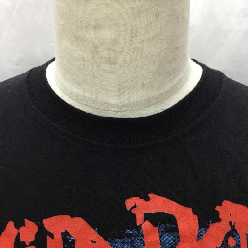 古着 USED Tシャツ 半袖 半袖カットソー プリントTシャツ クルーネックカットソー バンドTシャツ M プリント 黒 / ブラック /  メンズ USED 古着 中古 10111307