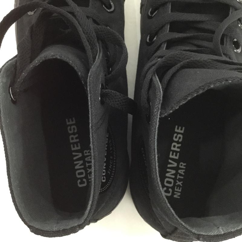 コンバース CONVERSE スニーカー スニーカー 32765019 NEXTAR110 HI 23.5cm 23.5cm ロゴ、文字 黒 / ブラック / レディース USED 古着 中古 10132026