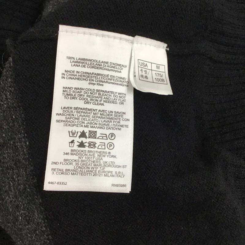 ブルックスブラザーズ BROOKS BROTHERS ニット、セーター 長袖 長袖ニットカットソー ニット セーター ボーダーニット M ボーダー柄 マルチカラー / マルチカラー / メンズ USED 古着 中古 10112537