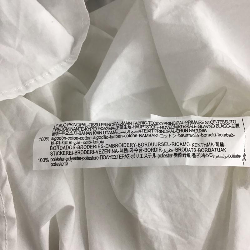 ザラ ZARA ワンピース ミニスカート 4786/282/250 刺しゅう入りミニワンピース S 刺繍 白 / ホワイト /  レディース USED 古着 中古 10133644