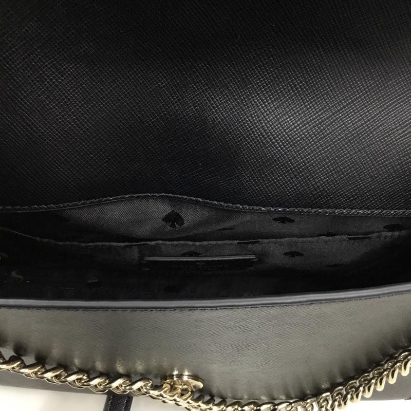 ケイトスペード Kate Spade ショルダーバッグ ショルダーバッグ WKR00119 2WAY チェーン ロゴ、文字 黒 / ブラック / レディース USED 古着 中古 10106341
