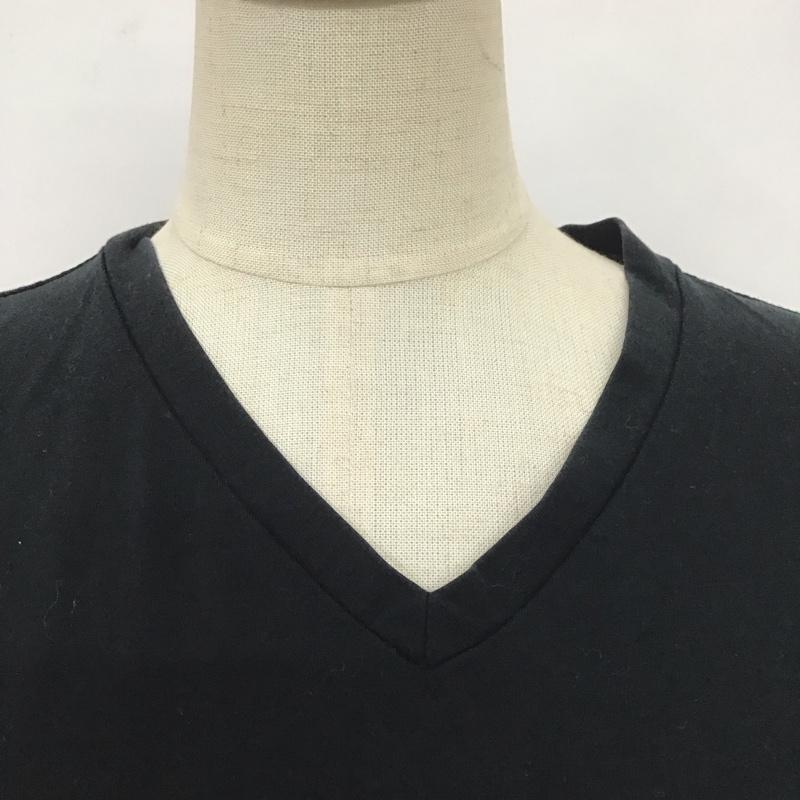 エンポリオアルマーニ EMPORIO ARMANI Tシャツ 半袖 半袖カットソー プリントTシャツ クルーネックカットソー M ロゴ、文字 黒 / ブラック / レディース USED 古着 中古 10109258