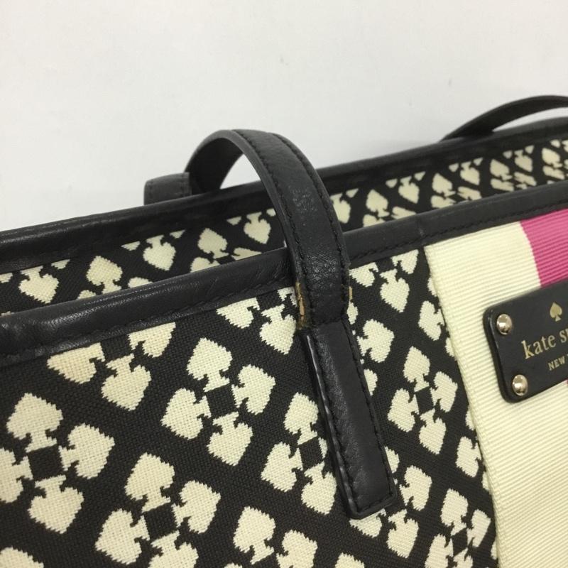 ケイトスペード Kate Spade トートバッグ トートバッグ 総柄 黒 / ブラック / X 白 / ホワイト / X 桃 / ピンク / レディース USED 古着 中古 10140047