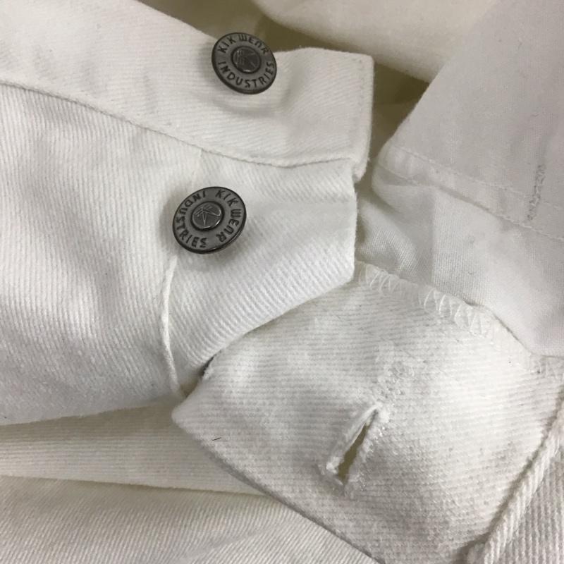 キックウエア KIK WEAR パンツ デニム、ジーンズ 36インチ 無地 白 / ホワイト /  メンズ USED 古着 中古 10126411