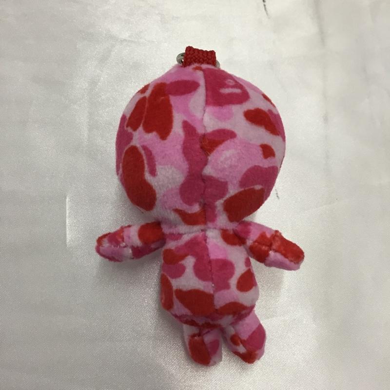アベイシングエイプ A BATHING APE キーホルダー キーホルダー マイロドール ぬいぐるみ キーチェーン 総柄 赤 / レッド / X 桃 / ピンク / メンズ USED 古着 中古 10115569