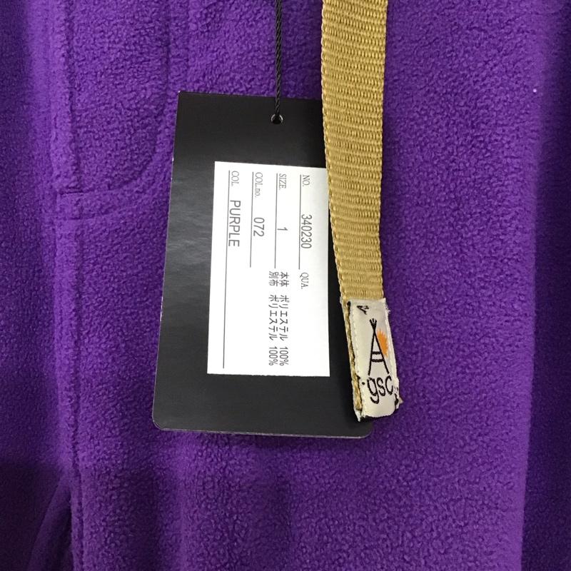ゴースローキャラバン go slow caravan パンツ ワークパンツ、ペインターパンツ 340230 フリースパンツ ワイドパンツ 1 ロゴ、文字 茶 / ブラウン / X 紫 / パープル / メンズ USED 古着 中古 10132321