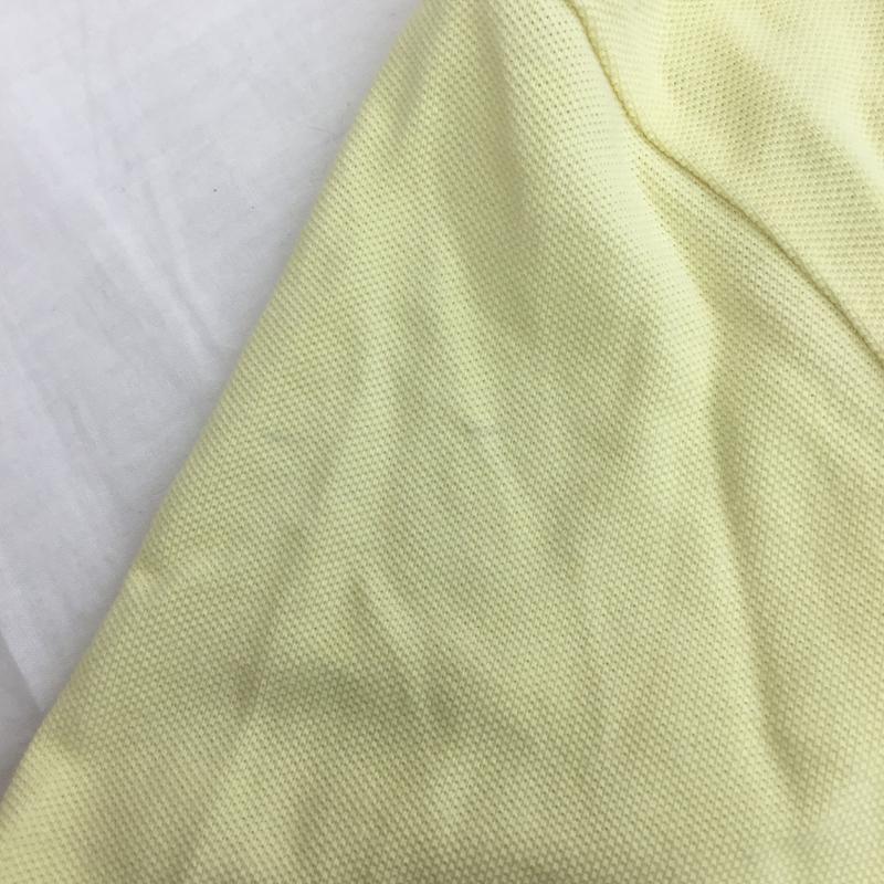 ポロラルフローレン POLO RALPH LAUREN カットソー 半袖 ポロシャツ L ロゴ、文字 黄 / イエロー / メンズ USED 古着 中古 10136803