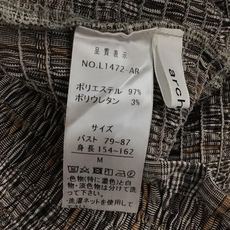 アルシーヴ archives シャツ、ブラウス 長袖 M チェック マルチカラー / マルチカラー / レディース USED 古着 中古 10130063