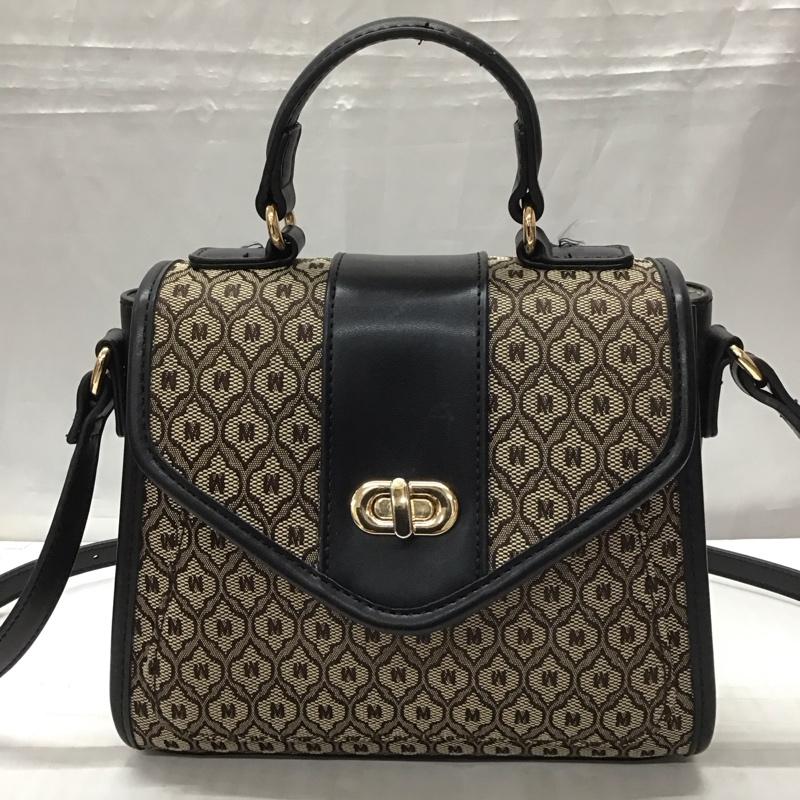 マウジー MOUSSY ショルダーバッグ ショルダーバッグ 総柄 黒 / ブラック / X 茶 / ブラウン / レディース USED 古着 中古 10113355