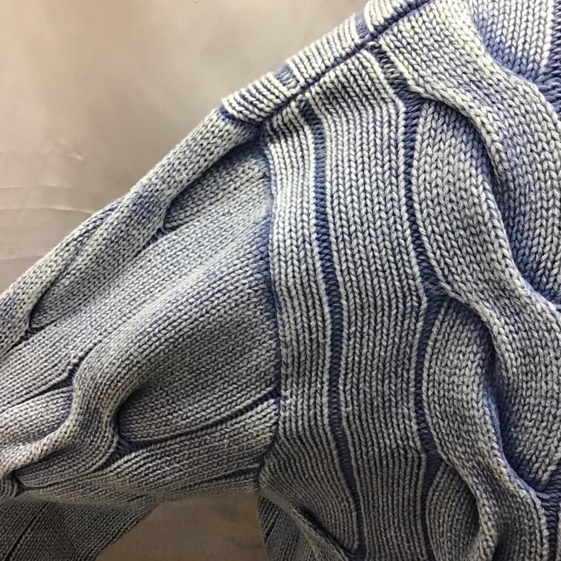 ポロラルフローレン POLO RALPH LAUREN ニット、セーター 長袖 長袖ニットカットソー ニット セーター クルーネックニット XL 青 / ブルー / メンズ USED 古着 中古 10111687