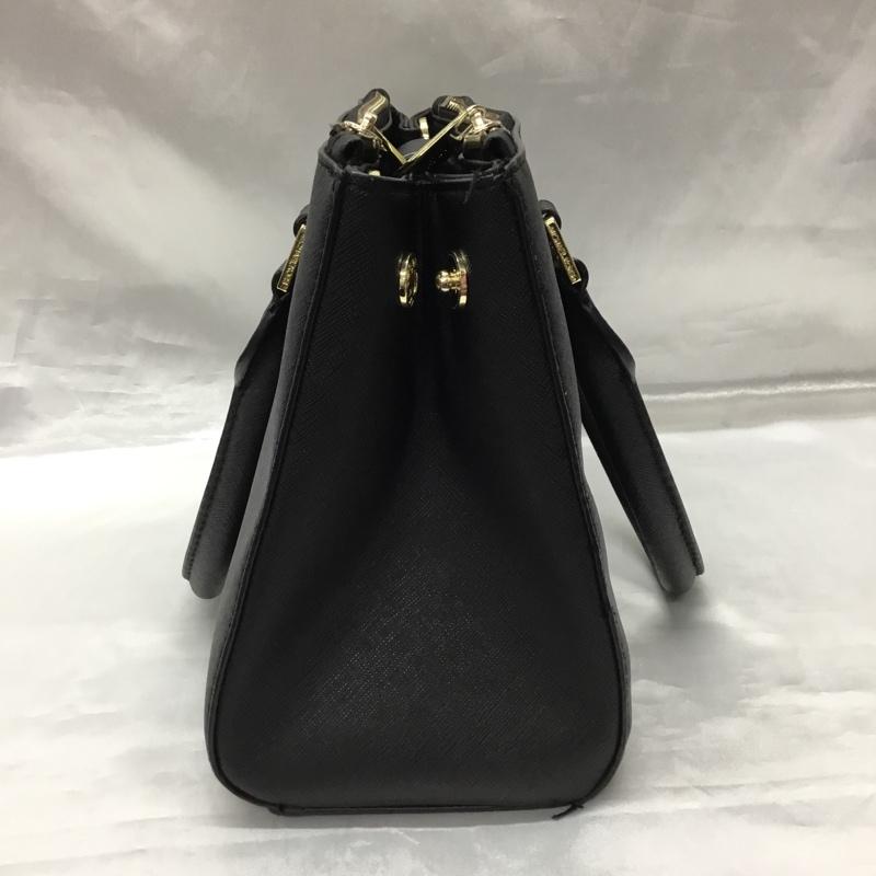 マイケルコース MICHAEL KORS ハンドバッグ ハンドバッグ ロゴ、文字 黒 / ブラック / レディース USED 古着 中古 10119658