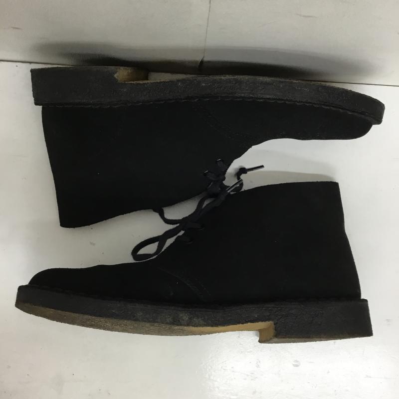クラークス Clarks ブーツ ショートブーツ CLARKS ORIGINALS DESERT BOOT 31691 US:7.5 無地 黒 / ブラック / メンズ USED 古着 中古 10138519