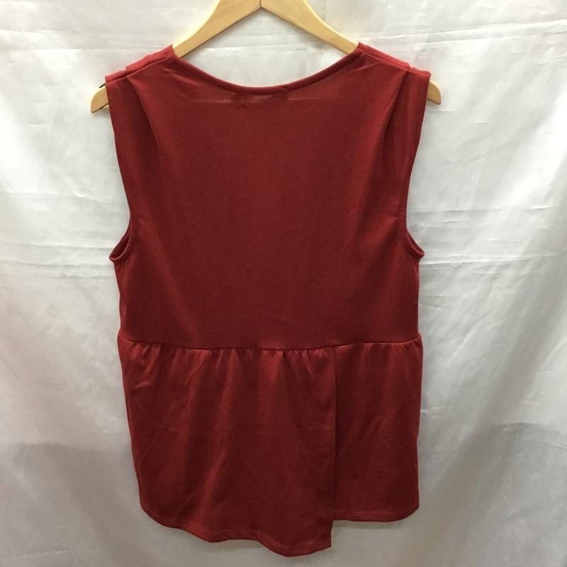 マウジー MOUSSY トップス トップス 010AAH80-5650 フロントツイストトップ ノースリーブ FREE 無地 ボルドー / ボルドー / レディース USED 古着 中古 10118164