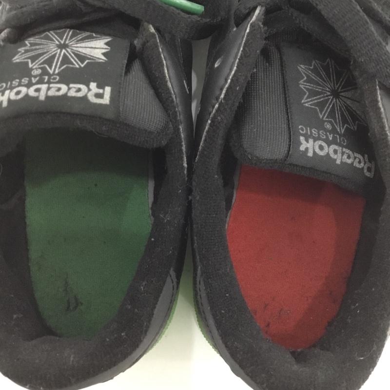 リーボック Reebok スニーカー スニーカー DV6476 CLUB C 85 CW サイバーウォーズ 23.5cm 23.5cm ロゴ、文字 黒 / ブラック / レディース USED 古着 中古 10124607