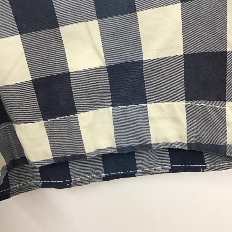 アバクロンビーアンドフィッチ ABERCROMBIE&FITCH パンツ ショートパンツ ショートパンツ ハーフパンツ カジュアルパンツ 30インチ チェック 白 / ホワイト / X 水色 / ライトブルー / メンズ USED 古着 中古 10132004