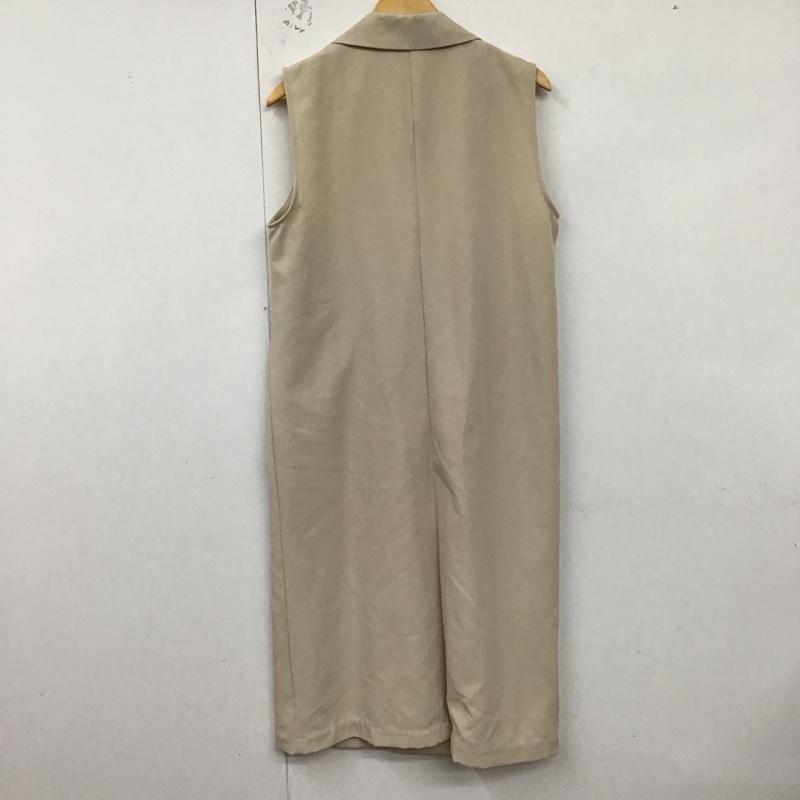 イング INGNI ベスト ベスト M 無地 ベージュ / ベージュ / レディース USED 古着 中古 10128911