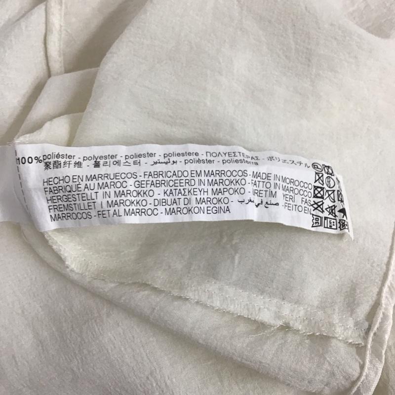 ザラ ZARA シャツ、ブラウス 長袖 M 無地 白 / ホワイト / レディース USED 古着 中古 10130244