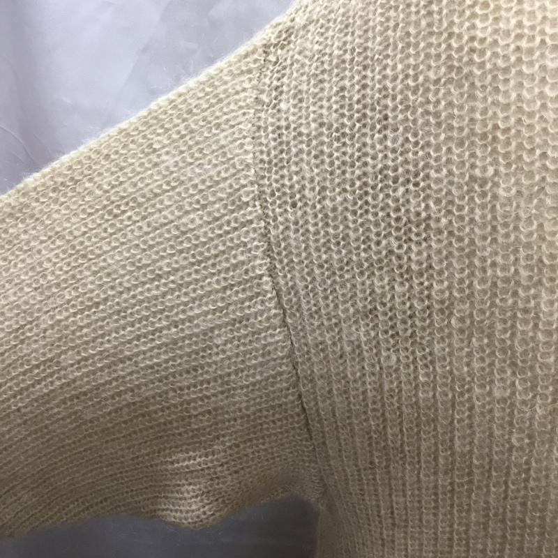 イロコイ Iroquois ニット、セーター 長袖 1 無地 ベージュ / ベージュ / メンズ USED 古着 中古 10114309
