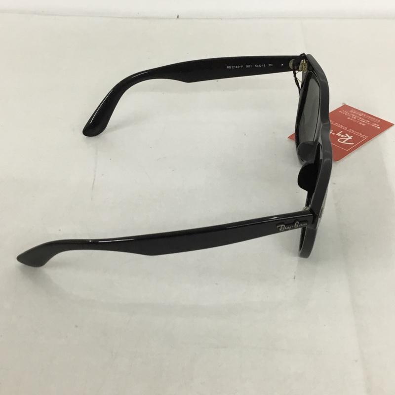 レイバン Ray-Ban めがね・サングラス サングラス RB2140-F WAYFARER カラーレンズ ケース付き ロゴ、文字 黒 / ブラック / メンズ USED 古着 中古 10129405