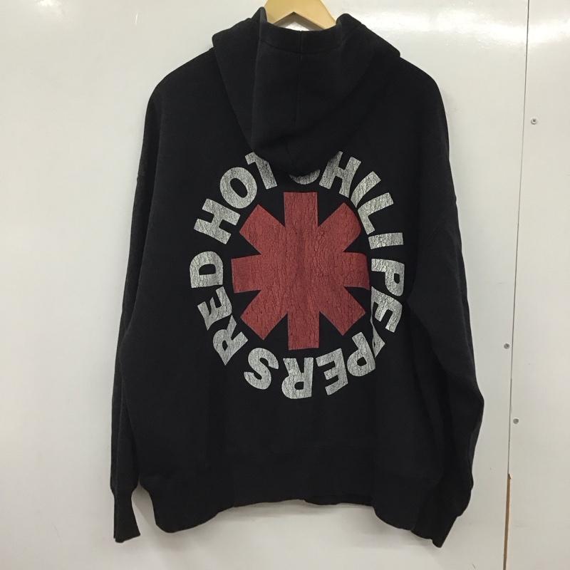 ヘンネスアンドモーリッツ H&M パーカー 長袖 長袖パーカー プルオーバーパーカー スウェット XL プリント 黒 / ブラック / メンズ USED 古着 中古 10137632