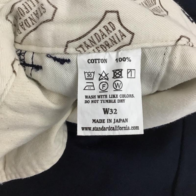 スタンダード カリフォルニア STANDARD CALIFORNIA パンツ チノパン チノパン ワイドパンツ カジュアルパンツ 32インチ 無地 紺 / ネイビー / メンズ USED 古着 中古 10130670
