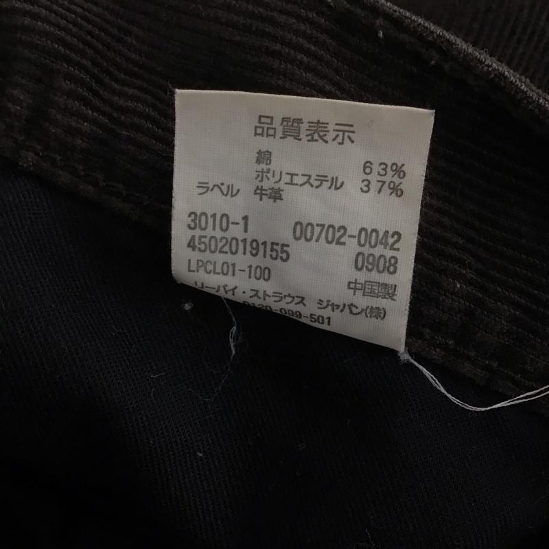 リーバイストラウスアンドコー Levi Strauss & co. パンツ デニム、ジーンズ コーデュロイパンツ ワイドパンツ カジュアルパンツ 32インチ 無地 茶 / ブラウン / メンズ USED 古着 中古 10144181