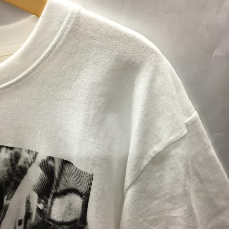 古着 USED Tシャツ 半袖 半袖カットソー プリントTシャツ クルーネックカットソー バンドTシャツ L プリント 白 / ホワイト / メンズ USED 古着 中古 10106926