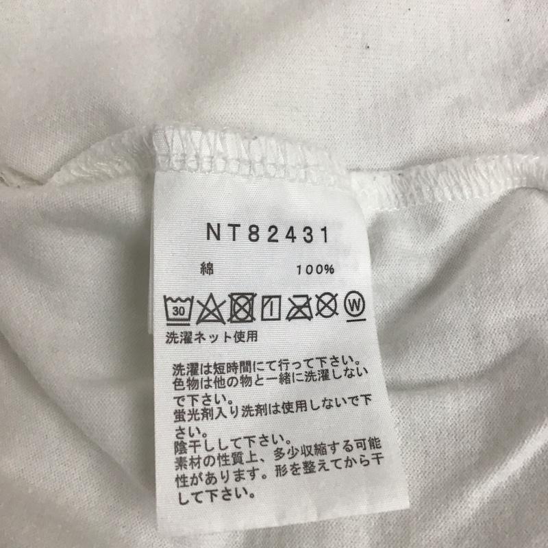 ザノースフェイス THE NORTH FACE Tシャツ 半袖 NT82431 ショートスリーブレトロバンダナロゴティー 半袖カットソー プリントTシャツ M ロゴ、文字 白 / ホワイト / メンズ USED 古着 中古 10120323