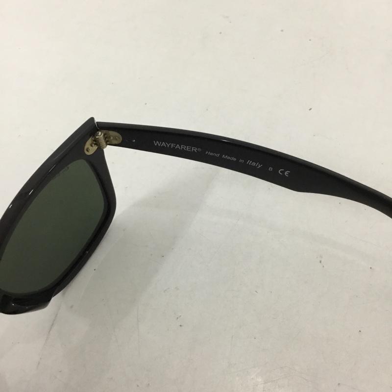 レイバン Ray-Ban めがね・サングラス サングラス RB2140-F WAYFARER カラーレンズ ケース付き ロゴ、文字 黒 / ブラック / メンズ USED 古着 中古 10129413