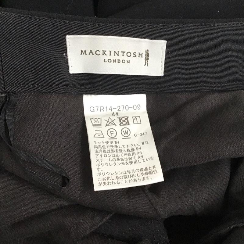 マッキントッシュ Mackintosh パンツ スラックス 44 無地 黒 / ブラック / メンズ USED 古着 中古 10129843