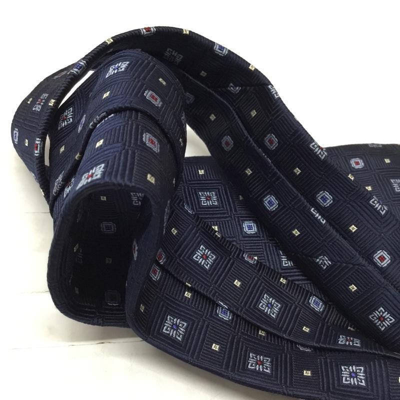 ブルックスブラザーズ BROOKS BROTHERS ネクタイ ネクタイ シルク USA製 総柄 紺 / ネイビー / メンズ USED 古着 中古 10113618