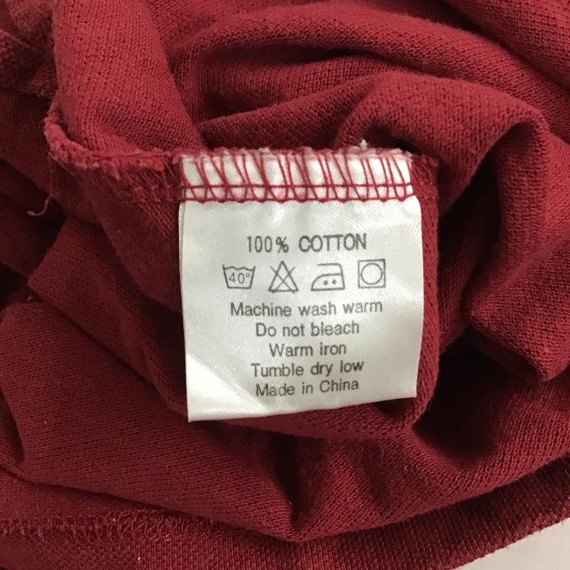 バーバリー BURBERRY ポロシャツ 長袖 M 無地 えんじ / ワインレッド / レディース USED 古着 中古 10131571