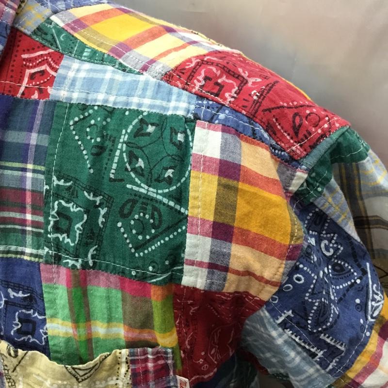 ミキハウス MIKIHOUSE シャツ、ブラウス 半袖 半袖シャツ カラーシャツ 半袖カットソー チェックシャツ M バンダナ柄 マルチカラー / マルチカラー /  メンズ USED 古着 中古 10108708