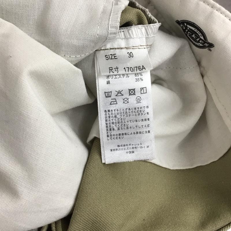 ディッキーズ Dickies パンツ チノパン チノパン カジュアルパンツ ワイドパンツ ストレートパンツ 30インチ 無地 ベージュ / ベージュ / メンズ USED 古着 中古 10117668