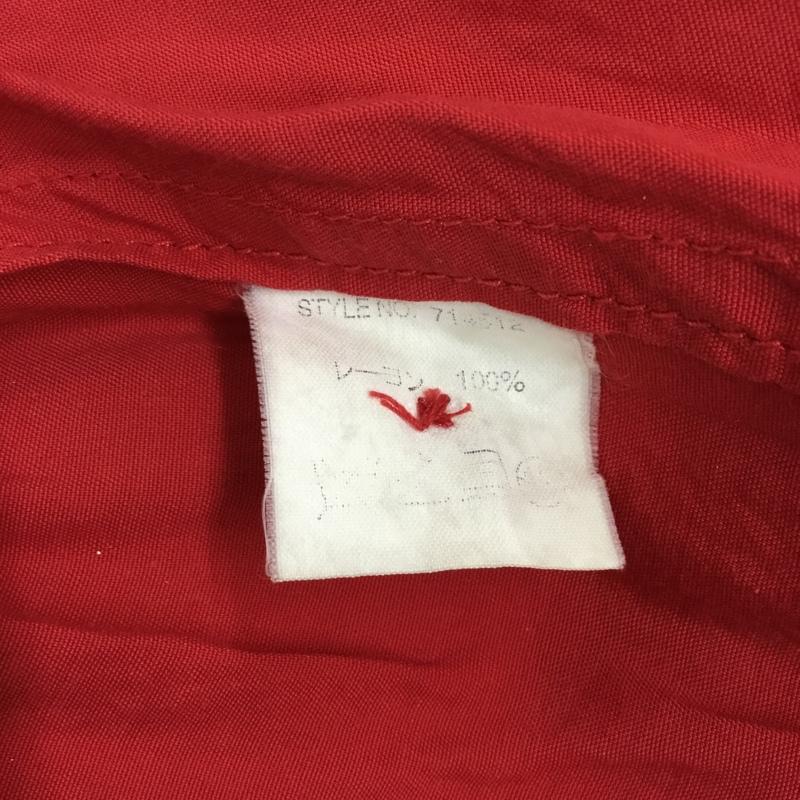 古着 USED シャツ、ブラウス 半袖 半袖シャツ カラーシャツ 半袖カットソー アロハシャツ ボーリングシャツ L ロゴ、文字 赤 / レッド /  メンズ USED 古着 中古 10108722