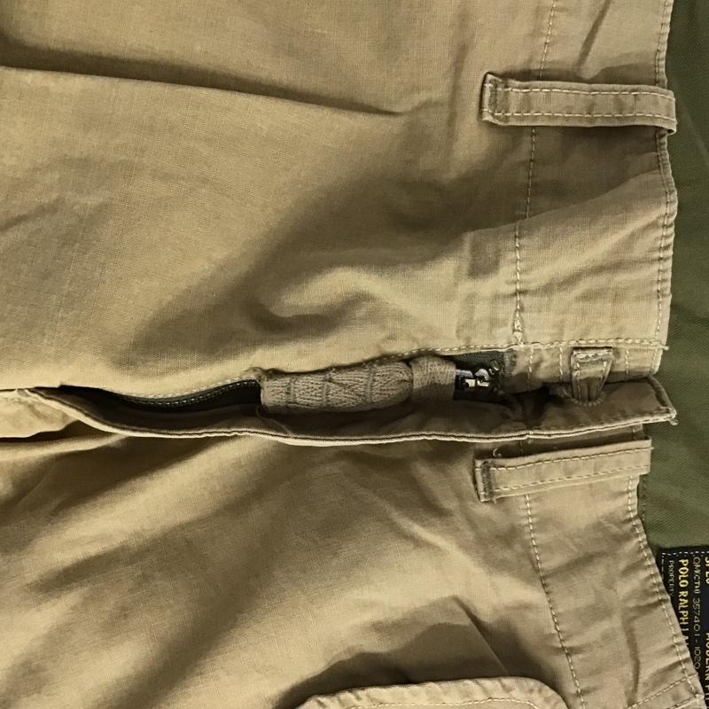 ポロバイラルフローレン Polo by RALPH LAUREN パンツ ワークパンツ、ペインターパンツ ワークパンツ 32インチ ロゴ、文字 ベージュ / ベージュ / メンズ USED 古着 中古 10130708
