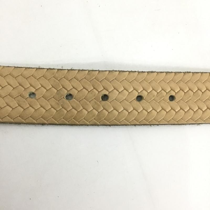 ディーゼル DIESEL ベルト・バックル ベルト レザー メッシュ 無地 ベージュ / ベージュ / メンズ USED 古着 中古 10124249
