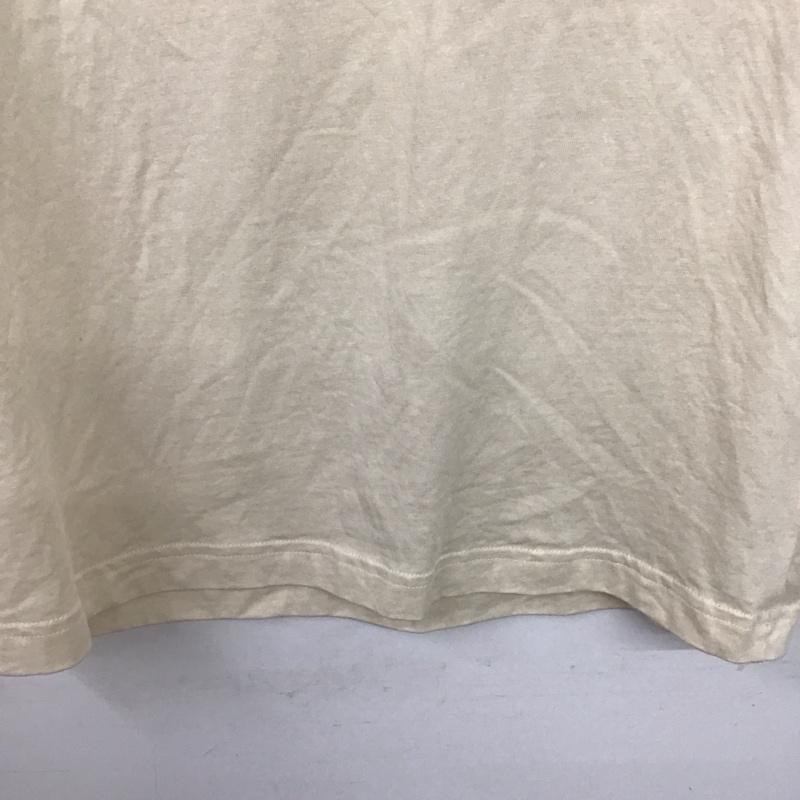 アディダス adidas Tシャツ 半袖 jn7020 ショートスリーブ 半袖カットソー スポーツウェア M ロゴ、文字 ベージュ / ベージュ / メンズ USED 古着 中古 10133713