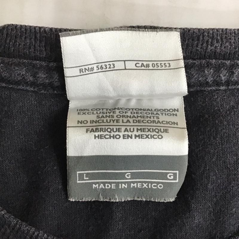ナイキ NIKE Tシャツ 半袖 半袖カットソー プリントTシャツ クルーネックカットソー スポーツウェア L ロゴ、文字 黒 / ブラック / メンズ USED 古着 中古 10115319