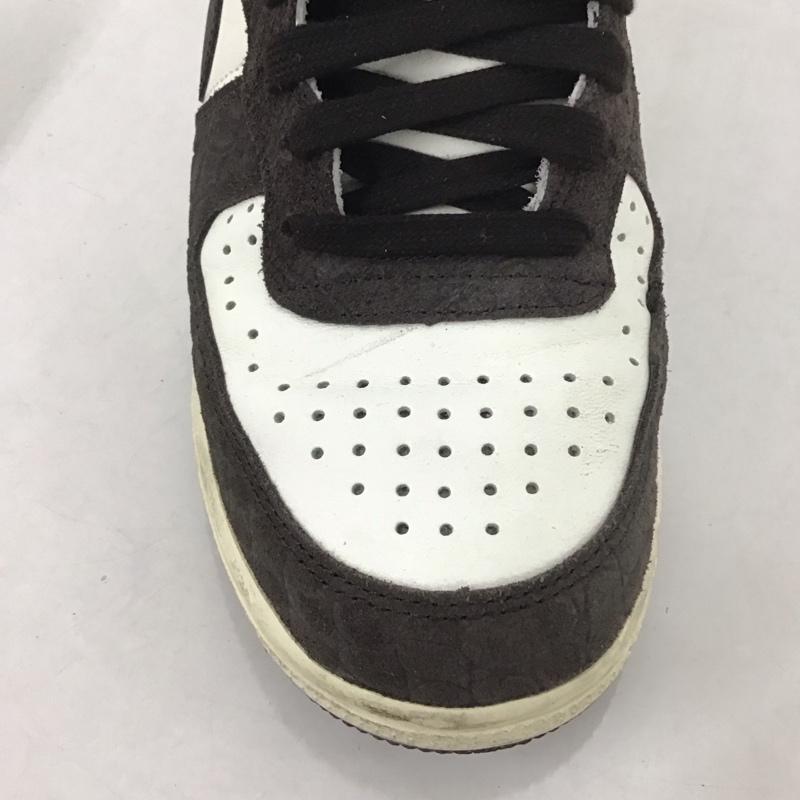ナイキ NIKE スニーカー スニーカー FN6830 001 TERMINATOR LOW 27.5cm 箱有 27.5cm ロゴ、文字 白 / ホワイト / X 茶 / ブラウン / メンズ USED 古着 中古 10139318