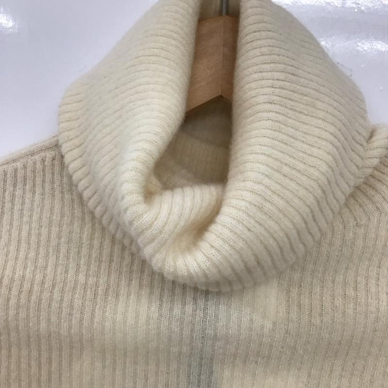 ラネウス LANEUS ニット、セーター 長袖 40 無地 ベージュ / ベージュ / レディース USED 古着 中古 10134214